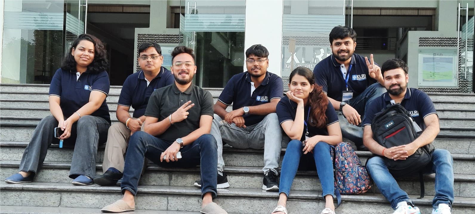 Students at XLRI library